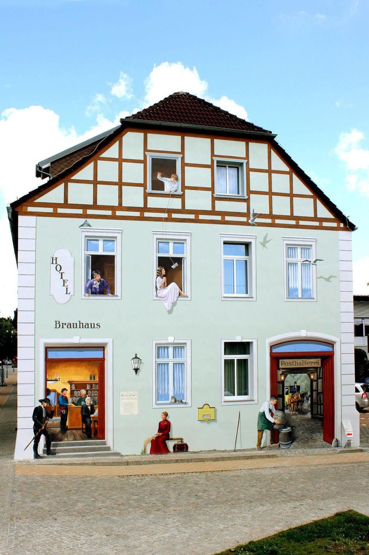 Hotel Am Brauhaus Waren  Bagian luar foto